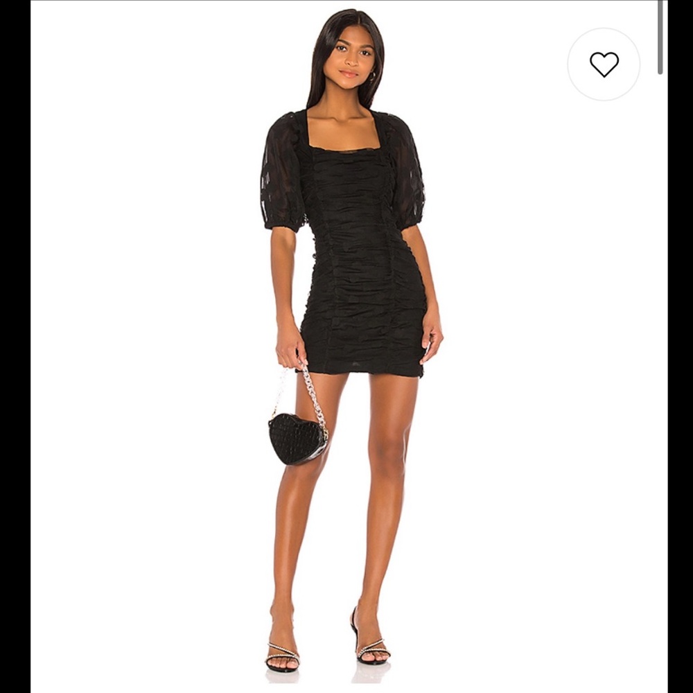 Filomena Mini Dress in Black- Revolve
